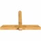 Ekena Millwork Eugene Rough Sawn Timber Gable Bracket, Western Red Cedar, 72"W x 45"H x 6"D x 6"F, 15/12 Pitch GBW072X45X0606EUG00RWR - alternate 5